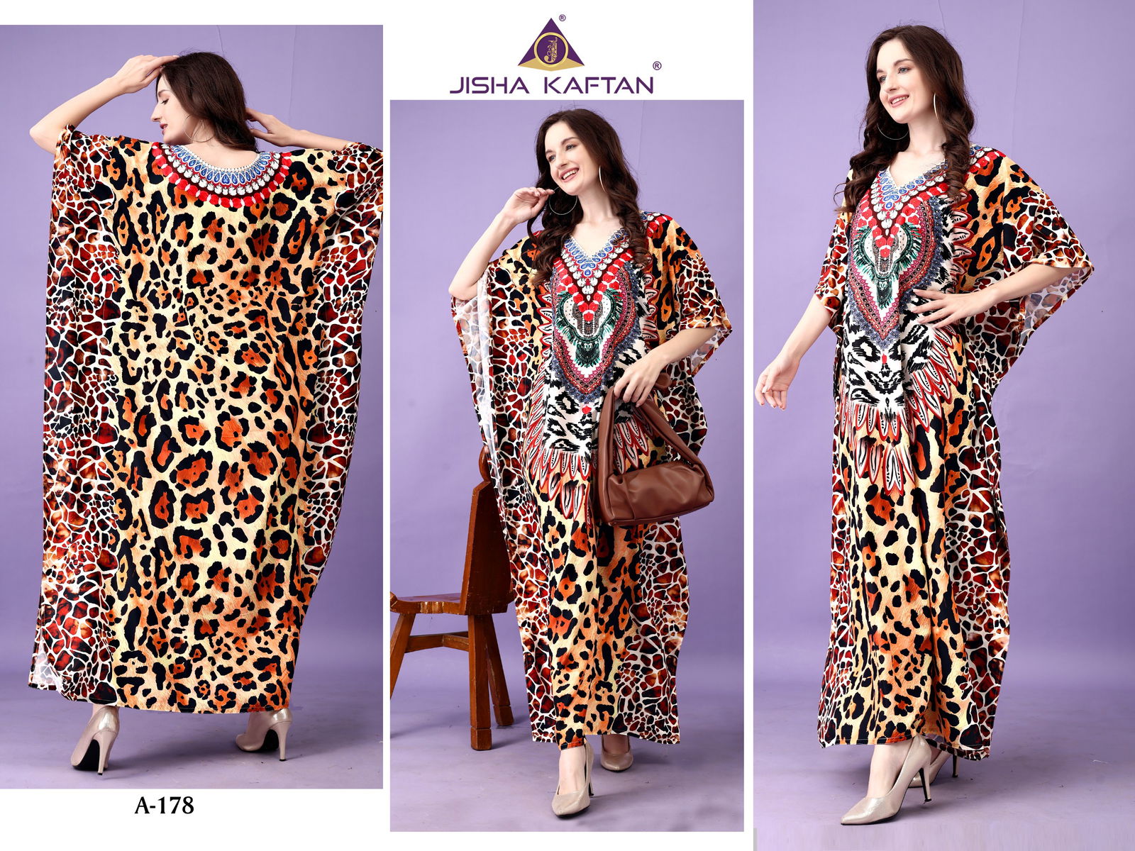 Jisha Afreen Vol 6 Polyester Crepe Kaftan Wholesale In India